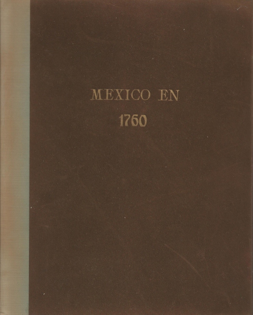 MEXICO EN 1760. PLANTA Y DESCRIPCION DE LA YMPERIAL CIUDAD DE MEXICO. EN LA AMERICA. REPRODUCCION FACSIMILAR