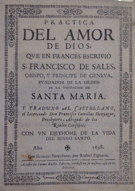 PRACTICA DEL AMOR DE DIOS